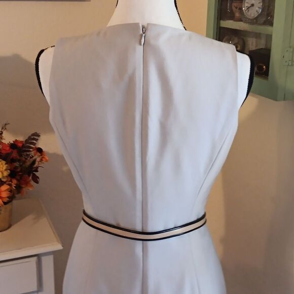 Calvin Klein Woven Sheath Dress  Beigecore, Quiet Luxury, Classic - Picture 6 of 15